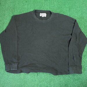 Olive Long Sleeve Crewneck Thermal